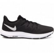 nike quest women's running sho, black/metallic silver-dark gre, 35,5