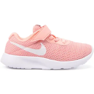 Nike Tanjun Velcro Barn, Bleached Coral/White-Black, 35