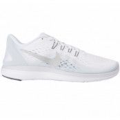 Wmns Nike Flex 2017 Rn, White/Metallic Silver-Pure Pla, 35,5