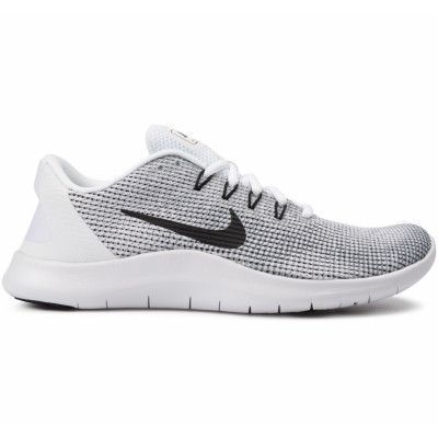 Wmns Nike Flex 2018 Rn, White/Black-Cool Grey, 43