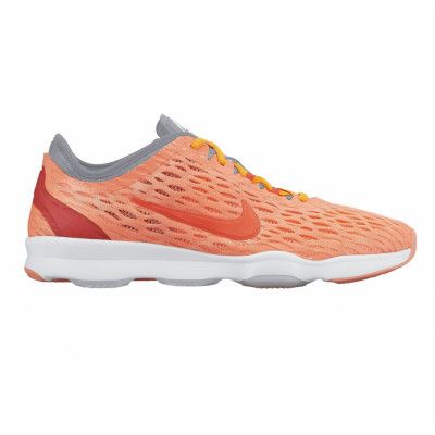 Wmns Nike Zoom Fit, Lv Glw/Brght Crmsn-Wlf Gry-Brg, 44,5