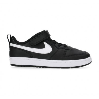 Nike Court Borough Low 2 Littl, Black/White, 31.5