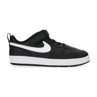 Nike Court Borough Low 2 Littl, Black/White, 33.5