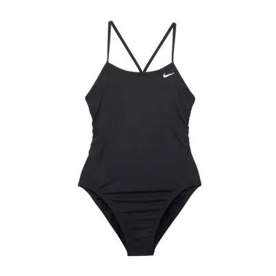 Nike W Cutout One Piece, Black, 32,  Baddräkter