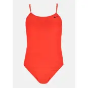 Nike W Cutout One Piece, Bright Crimson, 34,  Baddräkter