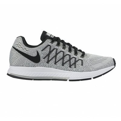 Wmns Nike Air Zoom Pegasus 32, Pure Platinum/Black-Dark Grey, 35,5