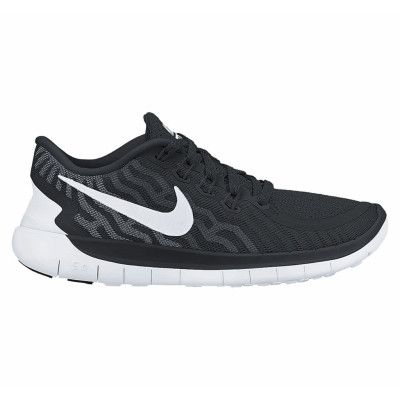 Wmns Nike Free 5.0, Black/White-Dark Grey-Dv Grey, 36