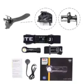 Cykelhjälmslampa LUMONITE Vector V2 - 500 lm / Laddbar, New