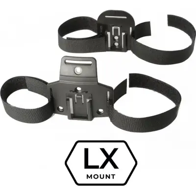 LEDX Lamp And Battery Mount For Helmets With Air Vents LX-Mount Tillbehör Pannlampa, ONE SIZE