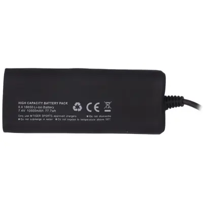 M Tiger Sports Battery-Pack 7,4V, 10500 Mah 6-Cell Tillbehör Pannlampa