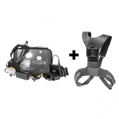 Pannlampa LUMONITE Air (v.2), 2231 lm, Standard-paket + batterisele