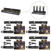 Pannlampa LUMONITE Compass - 1250 lm / Laddbar, 4 st Grundpaket + Laddningsstation
