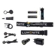 Pannlampa LUMONITE Compass - 1250 lm / Laddbar, PREMIUM-paket (Utrustningspaket)