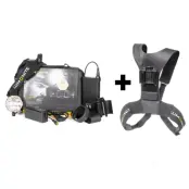 Pannlampa LUMONITE Navigator (v.2), 3864 lm, Standard-paket + batterisele