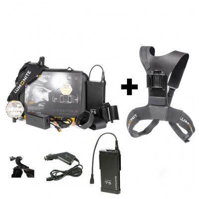 Pannlampa LUMONITE Navigator (v.2) - 4195 lm / Laddbar, PREMIUM-paket