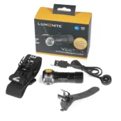 Pannlampa LUMONITE Vector, 500 lm, Basic-paket + Cykelfäste