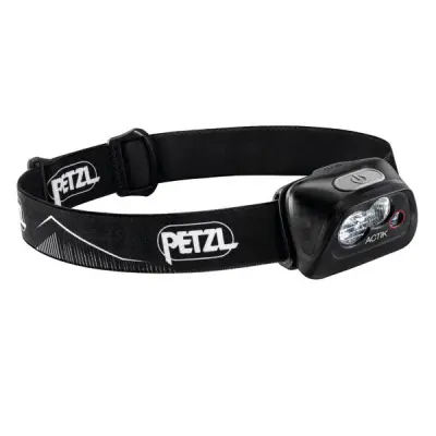 Pannlampa Petzl Actik, 350 lm, Svart