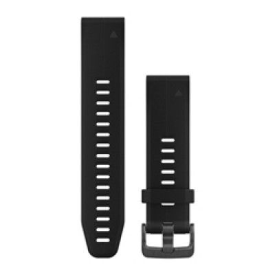 Garmin Watchband 20Mm Quickfit Black Silicone Band