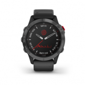 Garmin Fenix 6 Pro Solar Slate Gray With Black Band