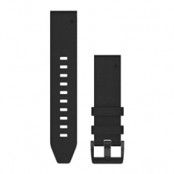 Garmin Watchband 22Mm Quickfit Black Leather Band