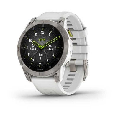 Garmin Epix (gen 2) Sapphire AMOLED Carrera White Titan GPS Watch