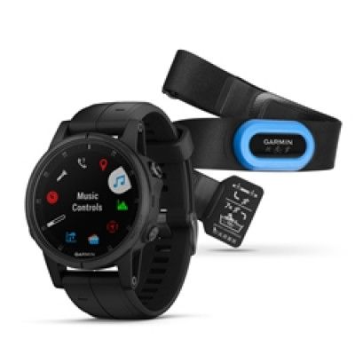 Garmin Fenix 5S Plus Sapphire Performer Bundle