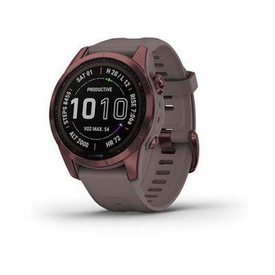 Garmin Fenix 7S Sapphire Solar, Dark Bronze TiW/ Shale Gray Band