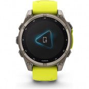 Garmin fenix 8 47mm,Saphire Solar Silver/Yellow