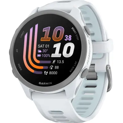 Garmin Forerunner 170 Amoled Vit | Pulsklocka
