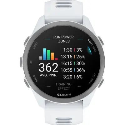 Garmin Forerunner 170 Music Amoled Vit | Pulsklocka