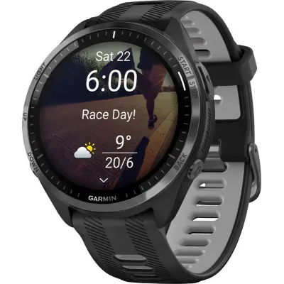 Garmin Forerunner 965 Pulsklocka Black/Powder Gray