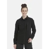 Noelle W Polar Fleece Shirt, Black, 38,  Fleecetröjor