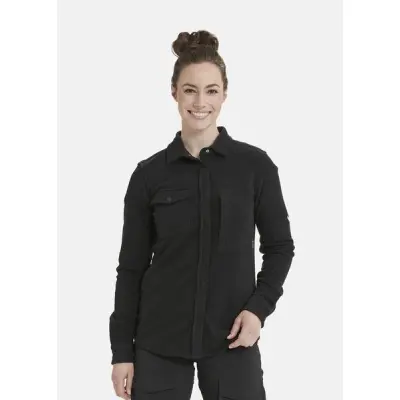 Noelle W Polar Fleece Shirt, Black, 38,  Fleecetröjor
