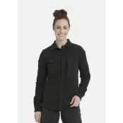 Noelle W Polar Fleece Shirt, Black, 42,  Fleecetröjor