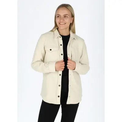 Noelle W Polar Fleece Shirt, Oatmeal, 38,  Fleecetröjor