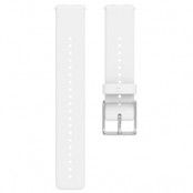 Polar Extra Silikonarmband Ignite White/Silver M/L