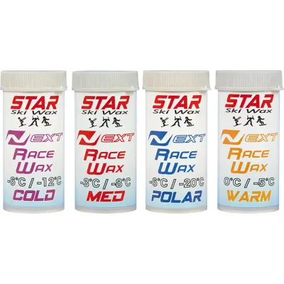 Star NEXT Race Wax Powder 28g Glidvalla, POLAR