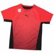 Active Dry Allover Tee, Red Blast, 140,  Puma