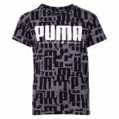 Active Sports Aop Tee B, Puma Black, 110,  T-Shirts