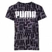 Active Sports Aop Tee B, Puma Black, 116,  Puma