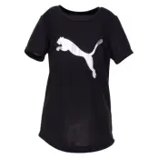 Active Sports Tee G, Puma Black-Metallic Silver, 140,  T-Shirts