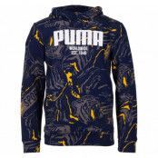 Alpha Aop Hoody Fl B, Peacoat, 116,  Puma