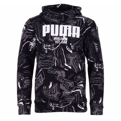 Alpha Aop Hoody Fl B, Puma Black, 104,  Puma