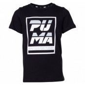 Alpha Graphic Tee B, Cotton Black, 104,  Puma