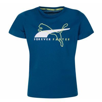 Alpha Graphic Tee B, Digi-Blue, 152,  Puma