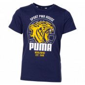 Alpha Graphic Tee B, Peacoat, 110,  Puma