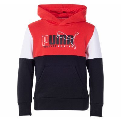 Alpha Hoodie Fl B, High Risk Red, 164,  Puma