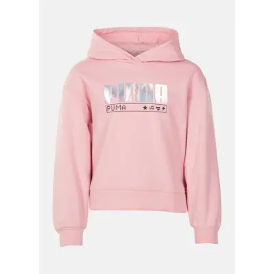 Alpha Hoodie Fl G, Peachskin, 152,  Puma