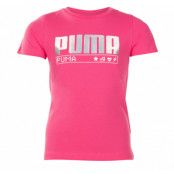 Alpha Tee G, Glowing Pink, 140,  Puma