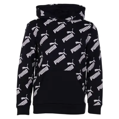 Amplified Aop Hoody Tr B, Puma Black, 116,  Sweatshirts